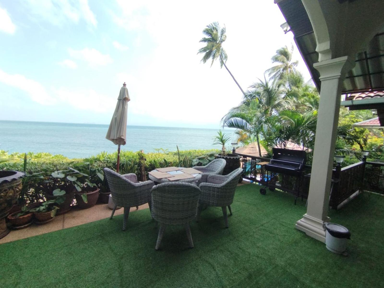 Luxury Front Sea Private Villa, 3 Bedroom On The Bang Po Beach Maenam ,Ko Samui Ban Bang Po Exterior photo